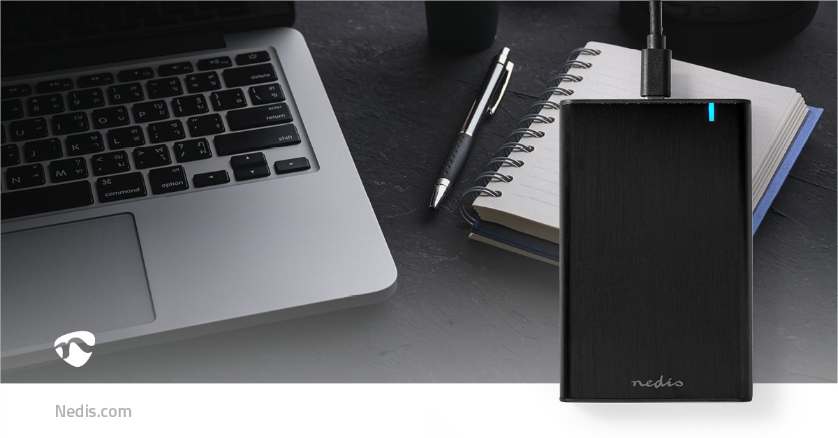 Nedis Hardeschijf Behuizing 2.5" SATA HDD/SSD