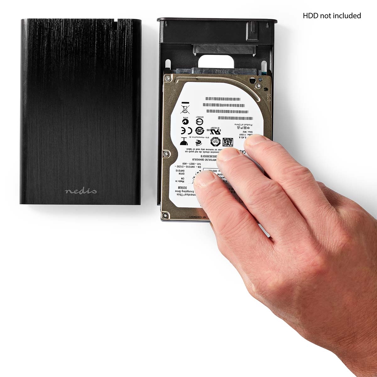 Nedis Hardeschijf Behuizing 2.5" SATA HDD/SSD