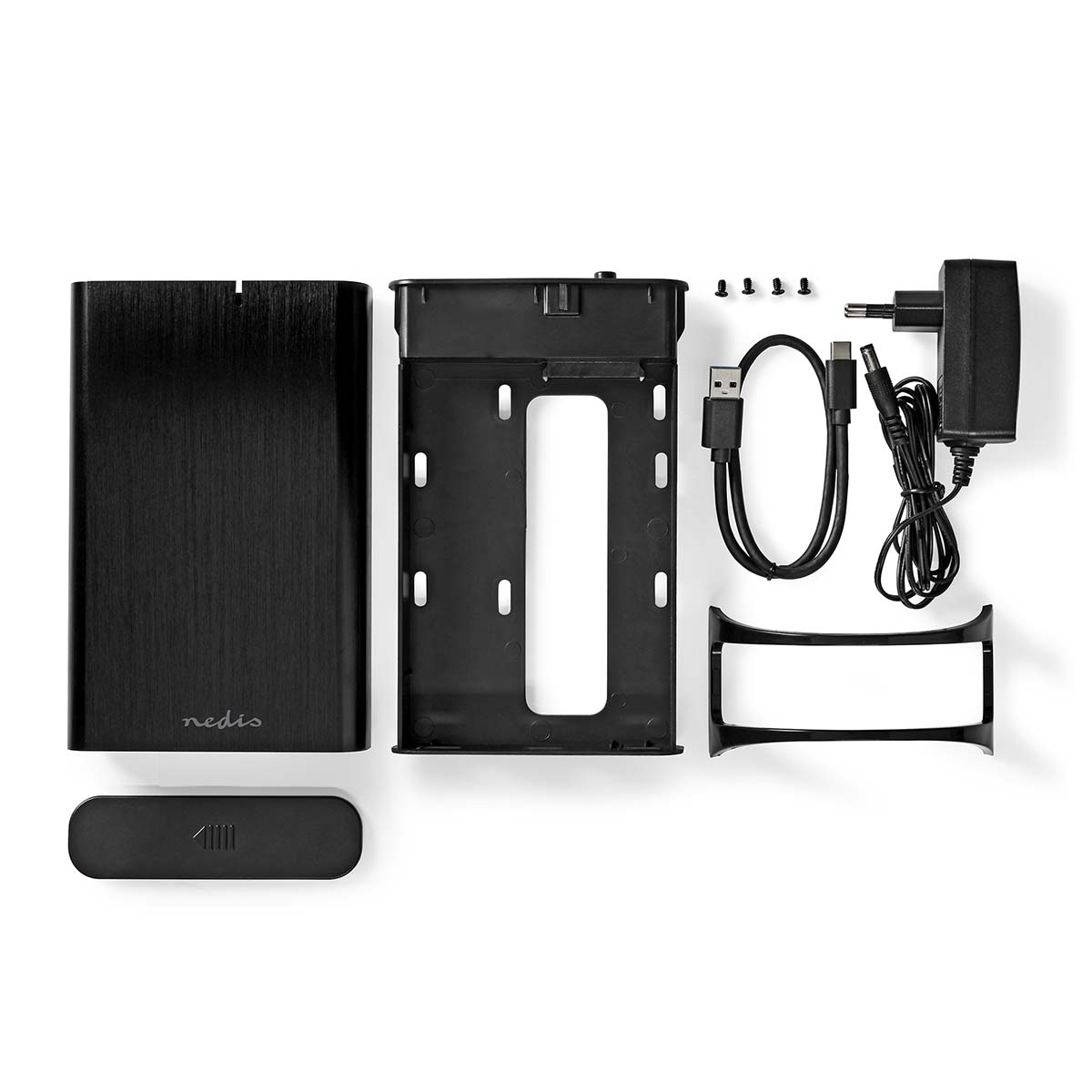 Nedis Hardeschijf Behuizing 3,5" SATA HDD/SSD