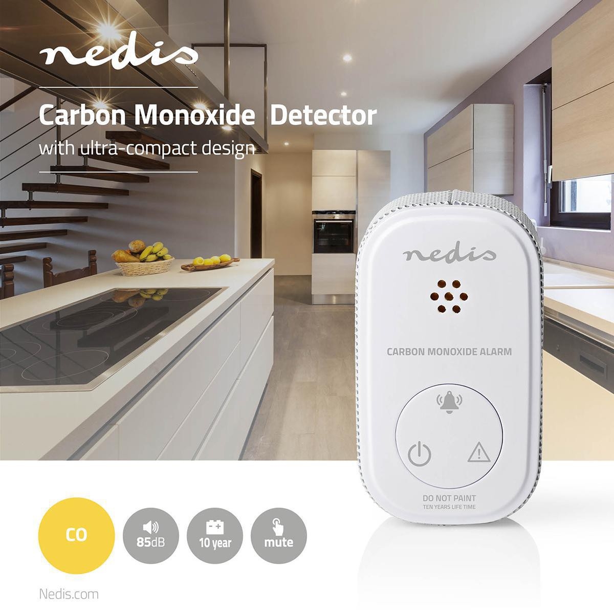 Nedis Koolmonoxide melder