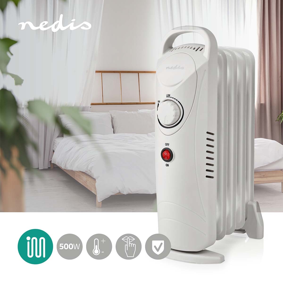 Nedis Mobiele Olieradiator