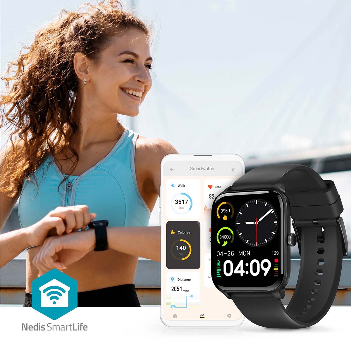 Nedis Multifunctional Smartwatch