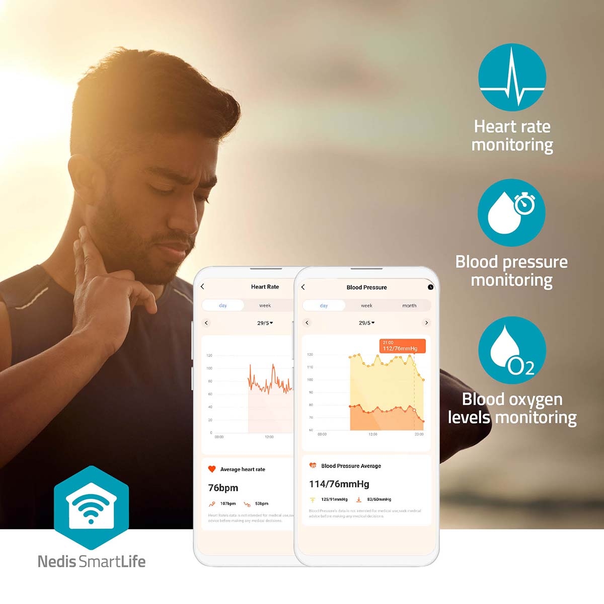 Nedis Multifunctional Smartwatch