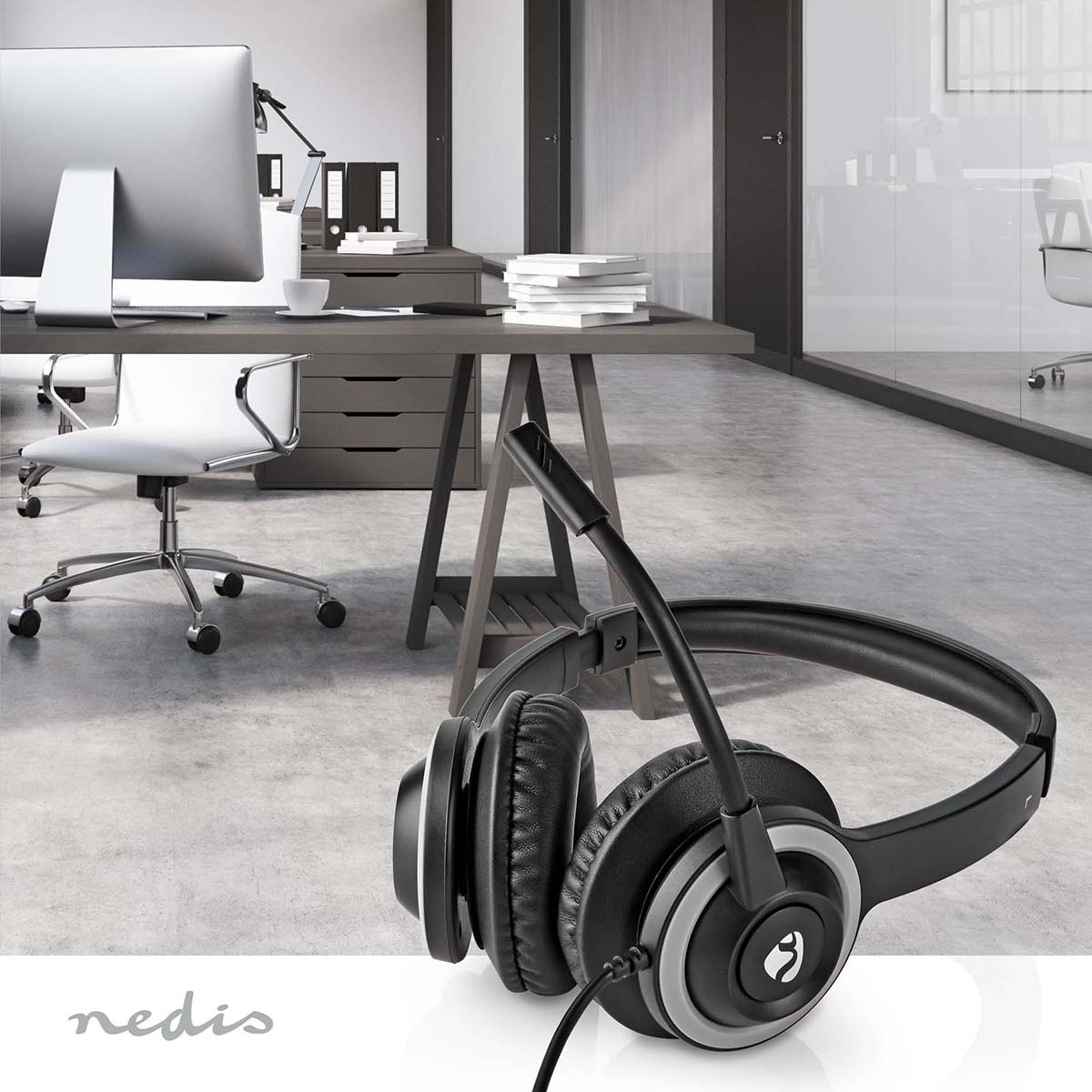 Nedis On-Ear USB PC Headset