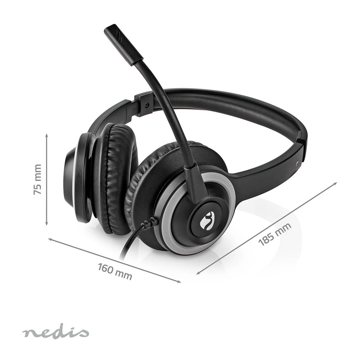 Nedis On-Ear USB PC Headset