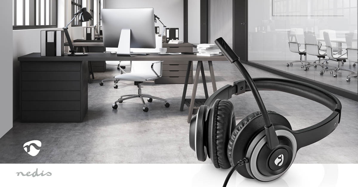 Nedis On-Ear USB PC Headset