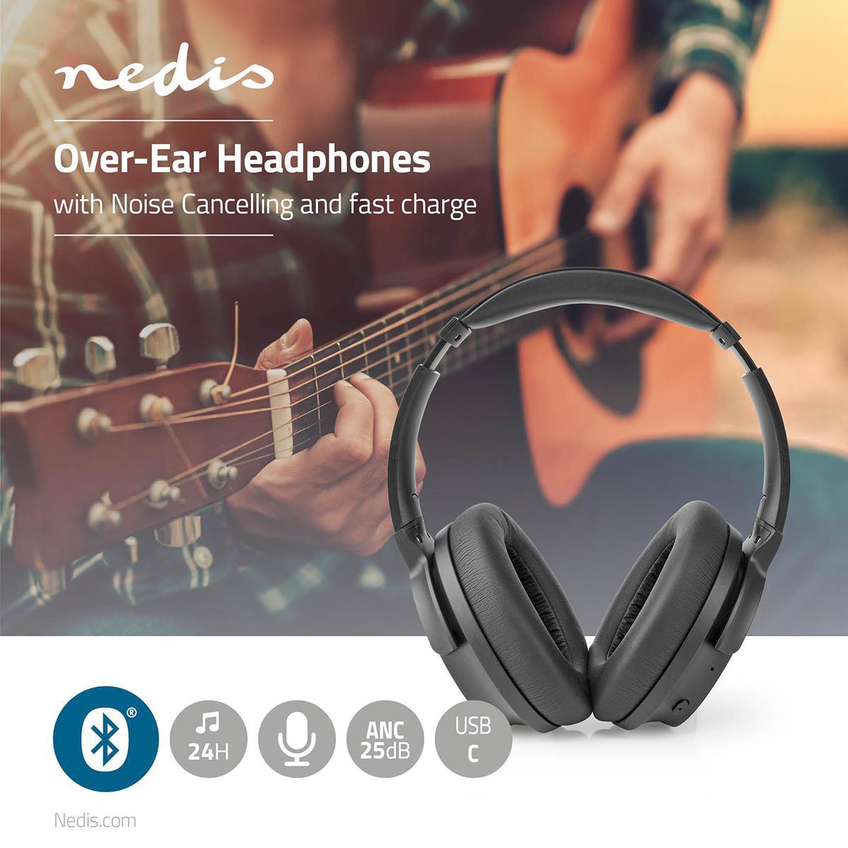 Nedis Over-Ear Headphones met noise cancelling