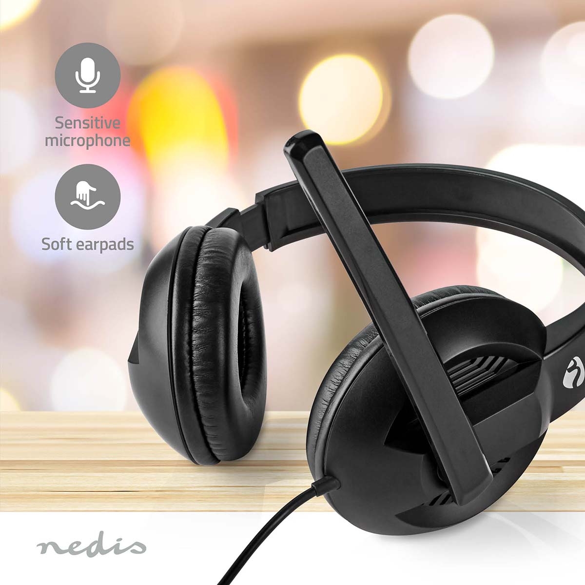 Nedis Over-Ear USB PC Headset