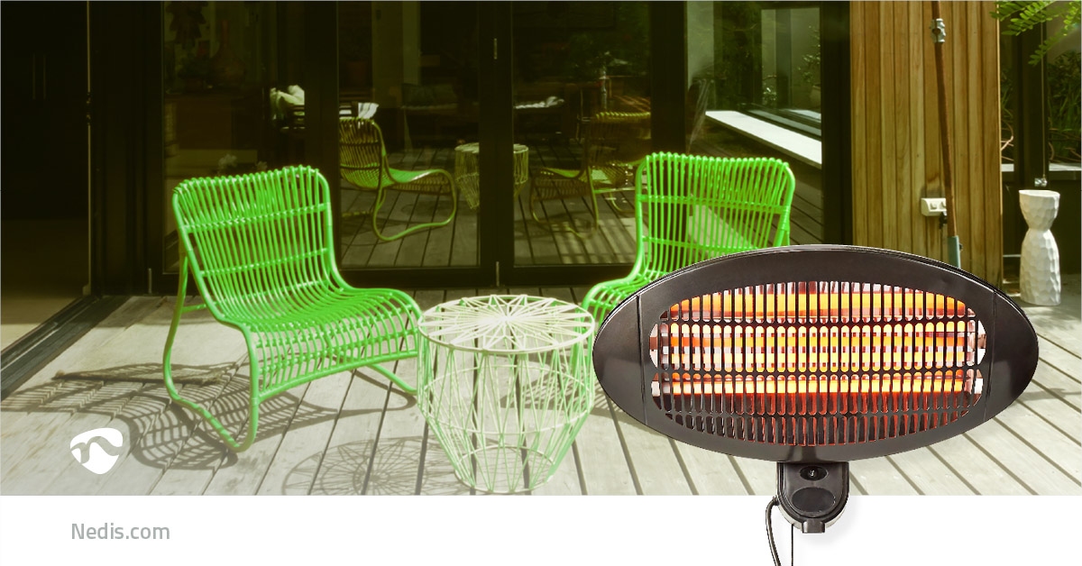 Nedis Patio Verwarmer 650/1300/2000 W