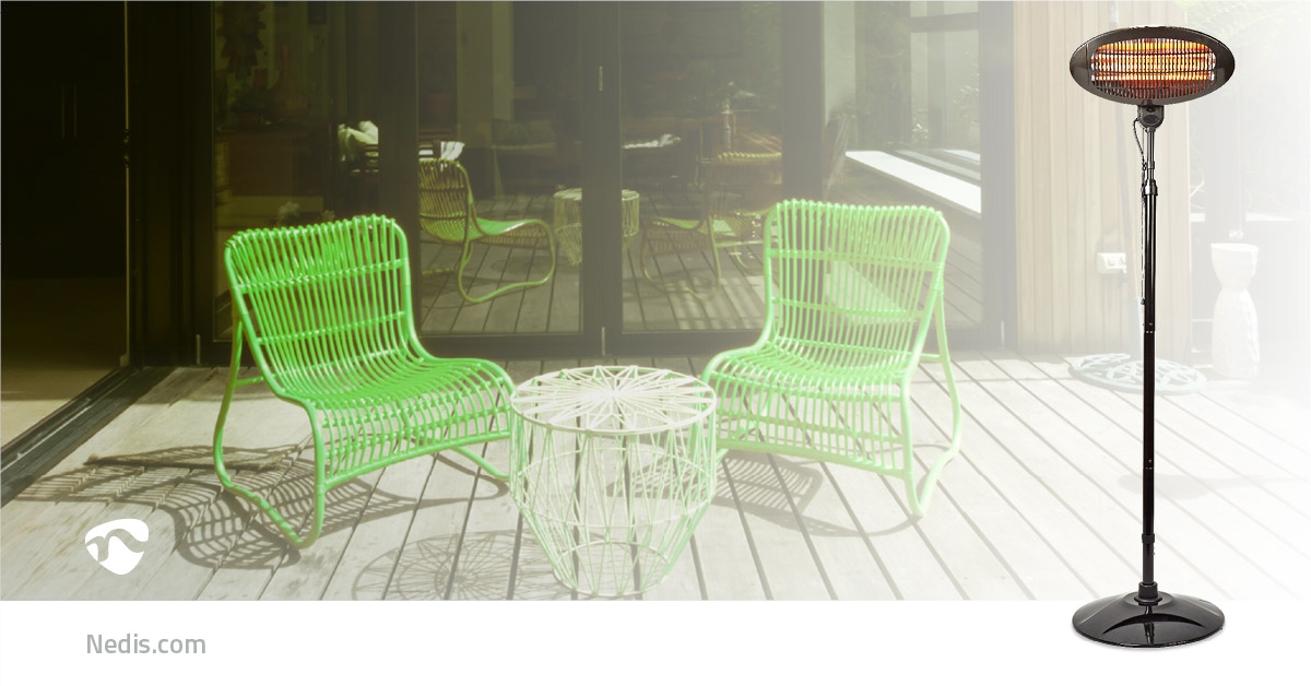 Nedis Patio Verwarmer 650/1300/2000 W