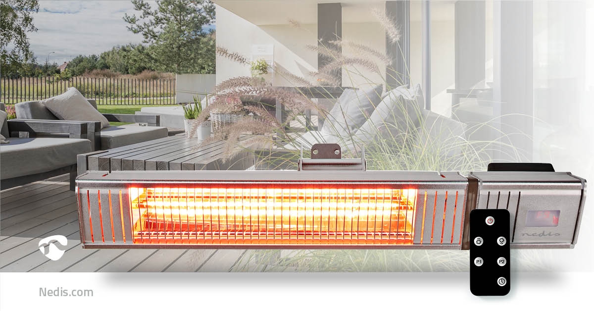Nedis Patio Verwarming 1000/2000W