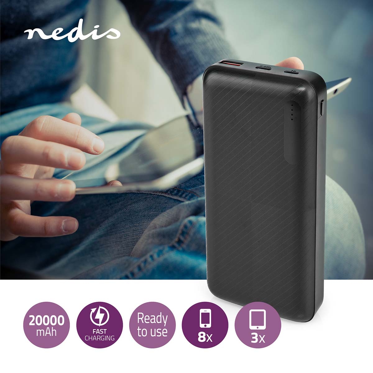 Nedis Powerbank 20000mAh