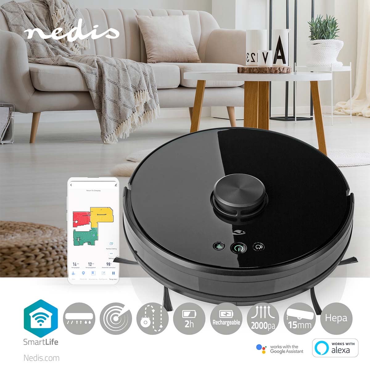 Nedis Robot Vacuum Cleaner