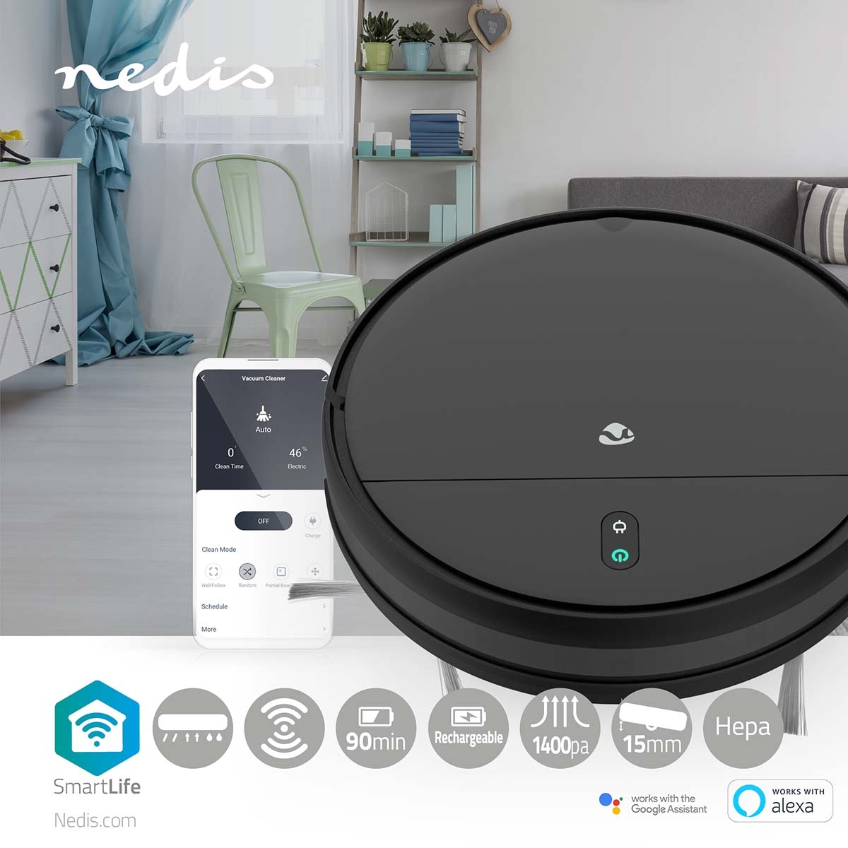 Nedis Robot Vacuum Cleaner