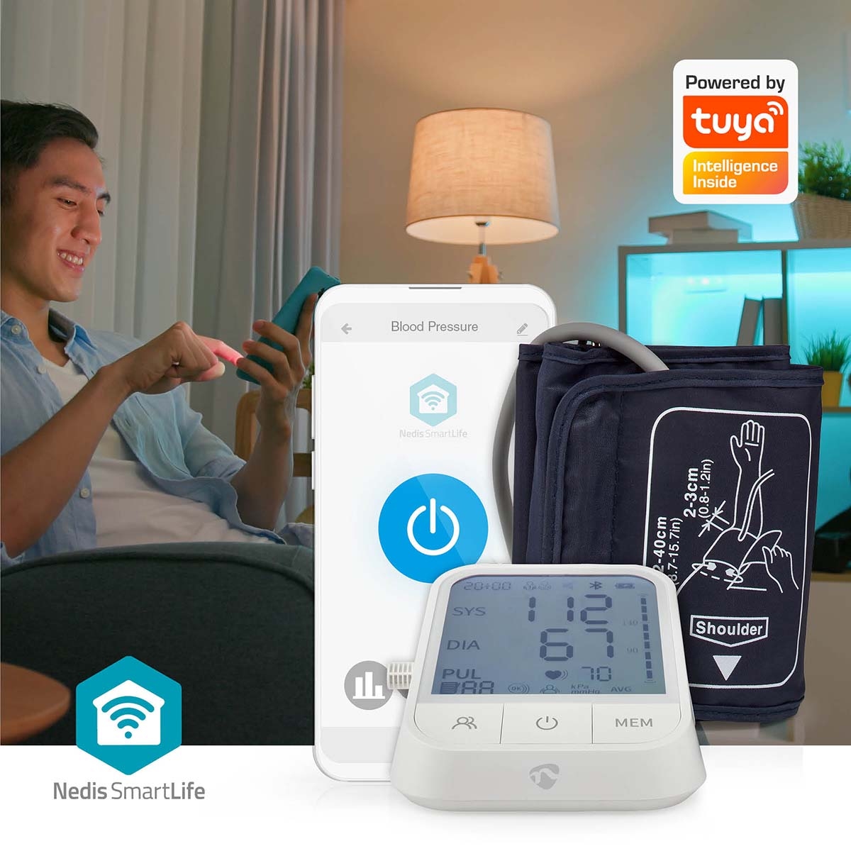 Nedis Smart Blood Pressure Monitor