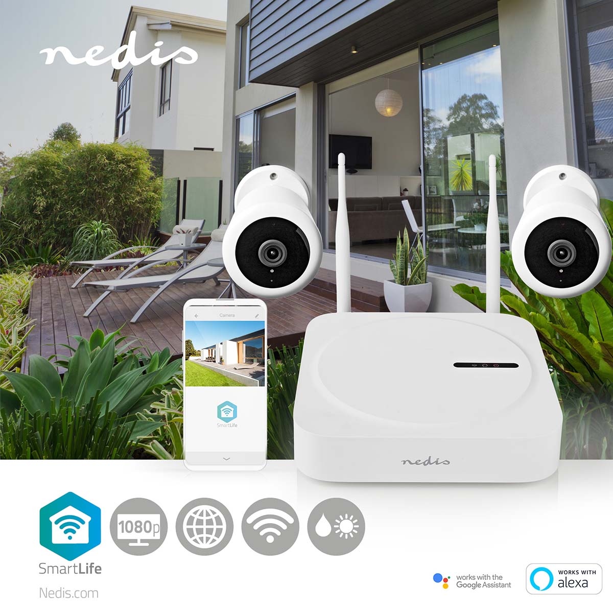 Nedis Smart Wireless NVR Security Set