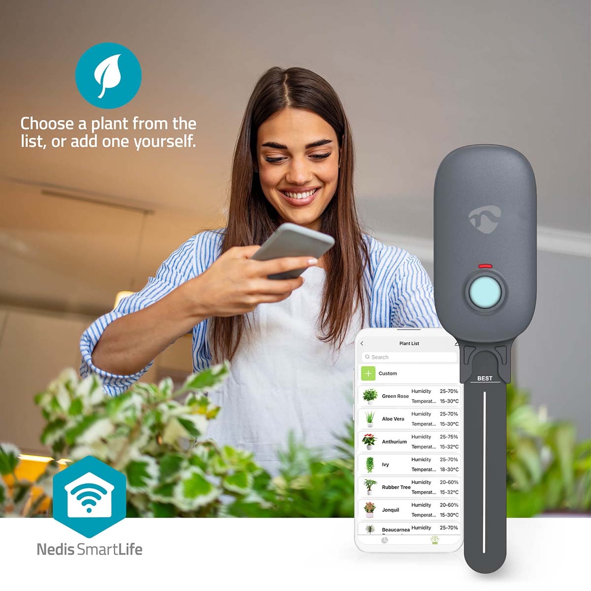 Nedis SmartLife Bodemvochtmeter