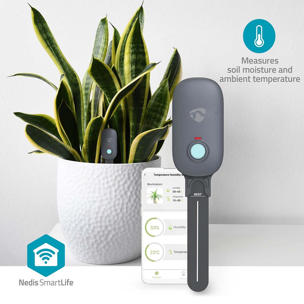 Nedis SmartLife Bodemvochtmeter