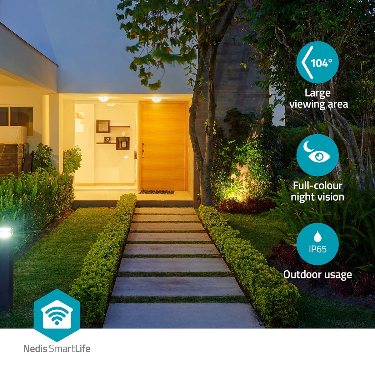 Nedis SmartLife Camera Outdoor Pan/Tilt