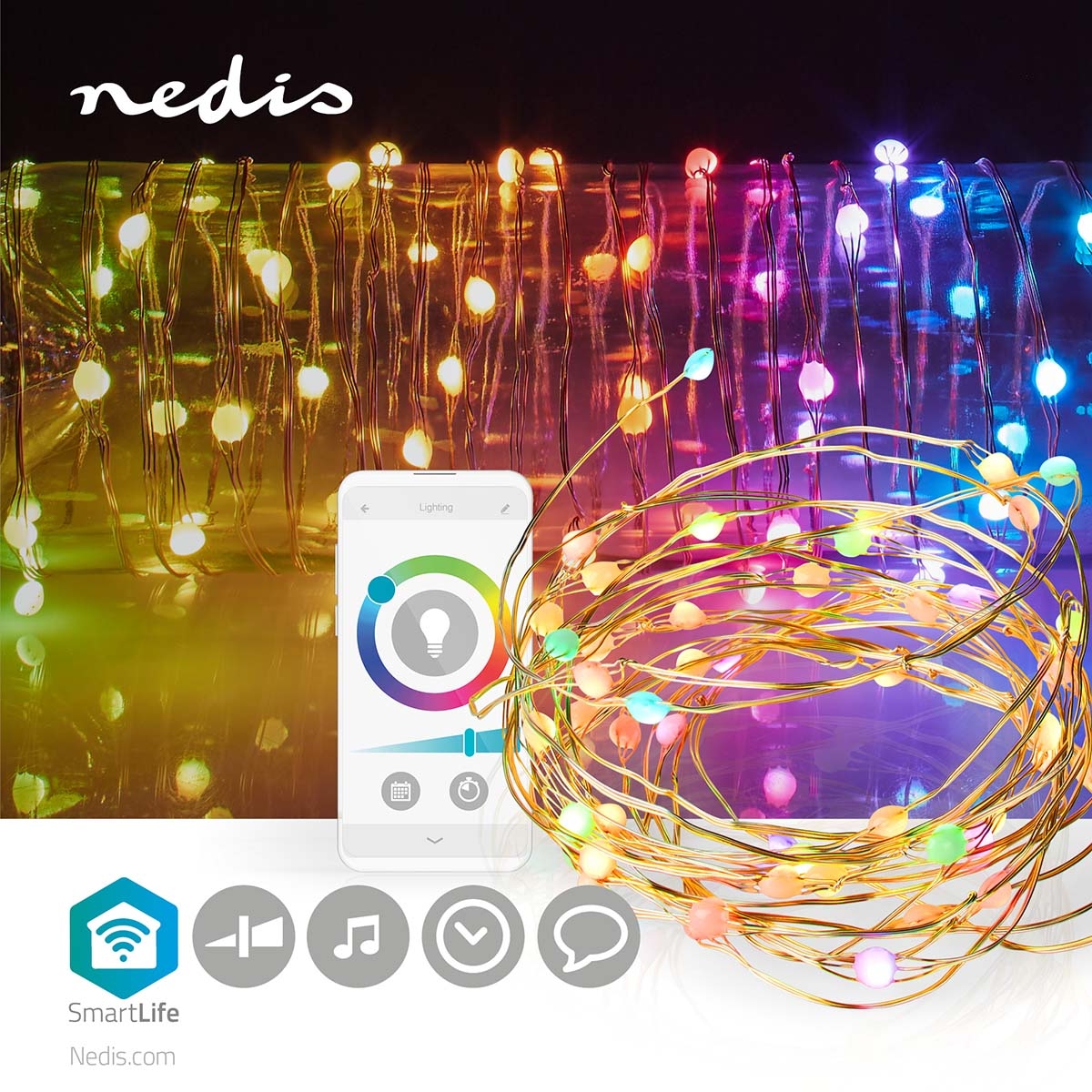 Nedis SmartLife Gekleurde LED-strip