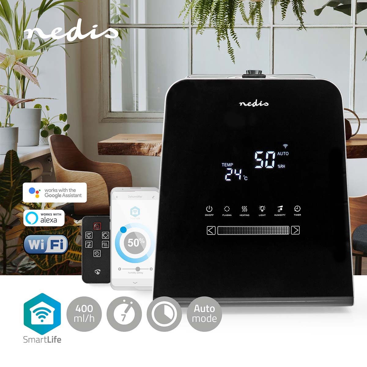 Nedis SmartLife Luchtbevochtiger