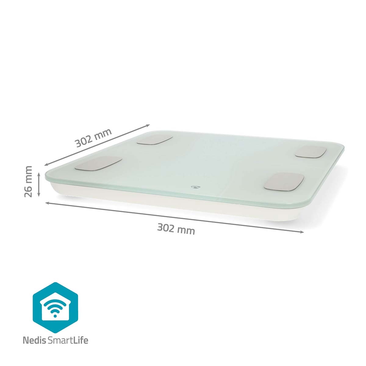 Nedis SmartLife Personenweegschaal