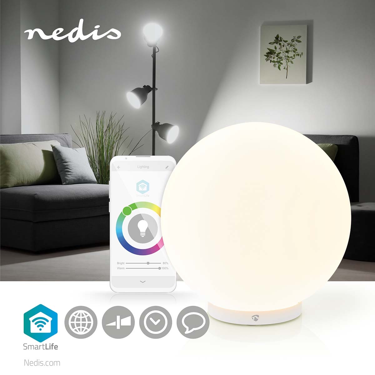 Nedis SmartLife Stemmingslamp