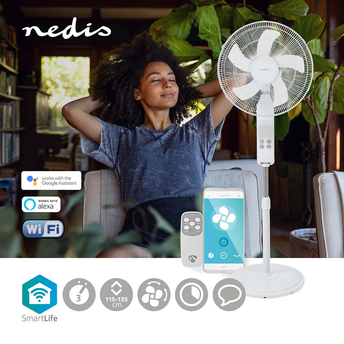 Nedis SmartLife Wi-Fi smart ventilator