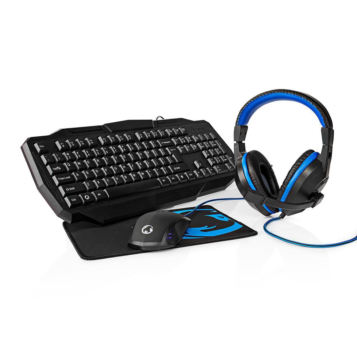 Nedis Upio 4-in-1 Gaming Combo Kit