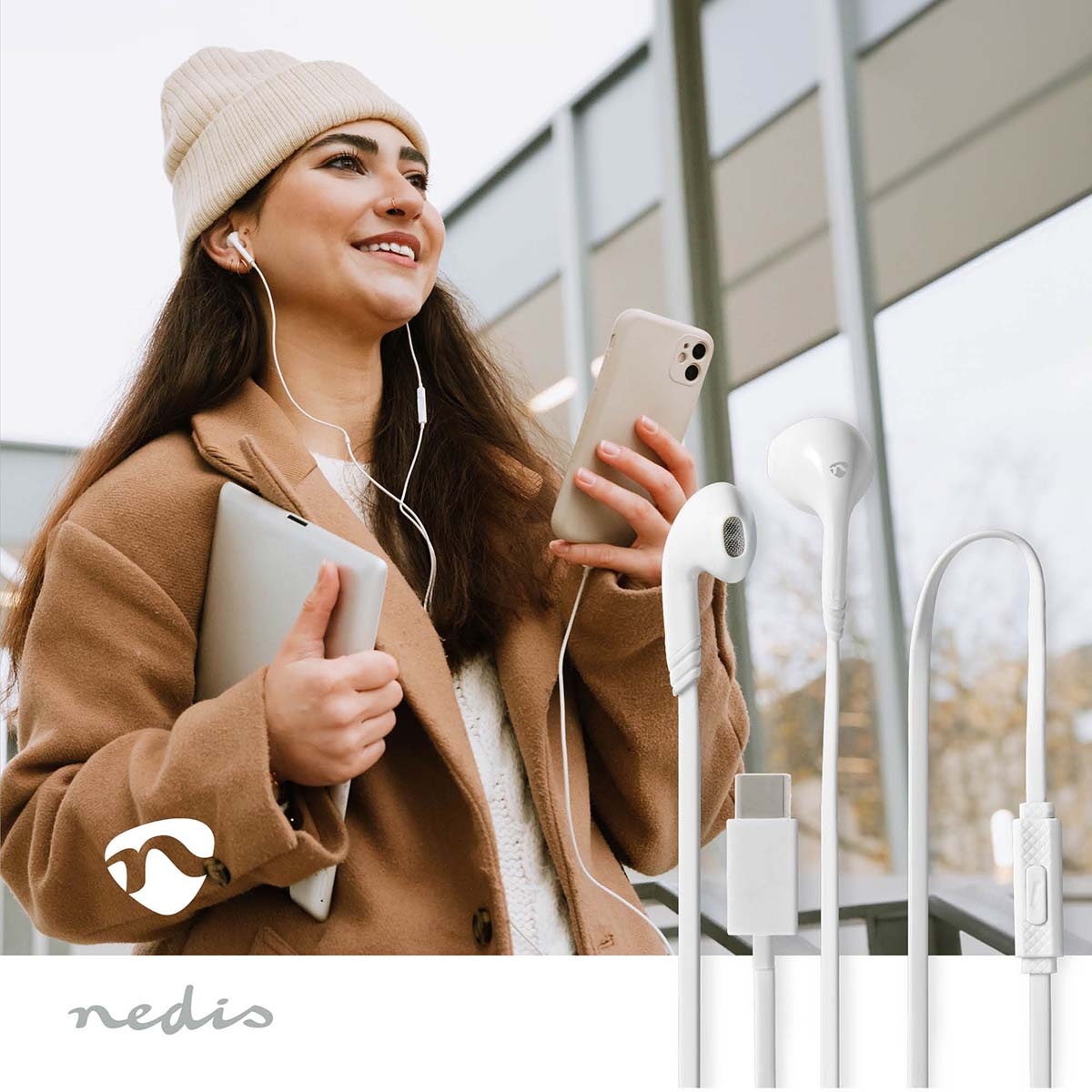 Nedis USB-C In-Ear- Headphones