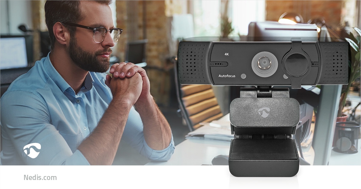 Nedis USB Webcam 4K Ultra HD