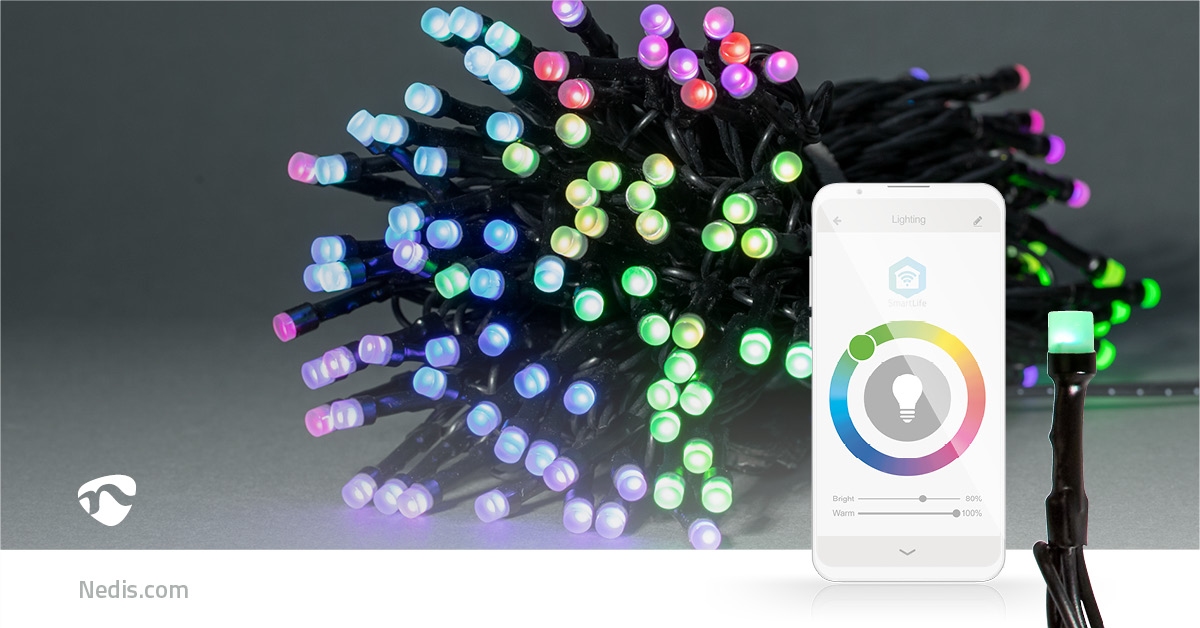 Nedis WiFi Smart Full Colour Strings of Lights