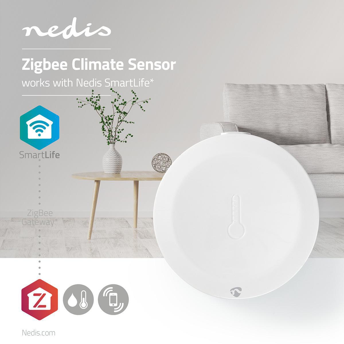 Nedis Zigbee Slimme Klimaatsensor