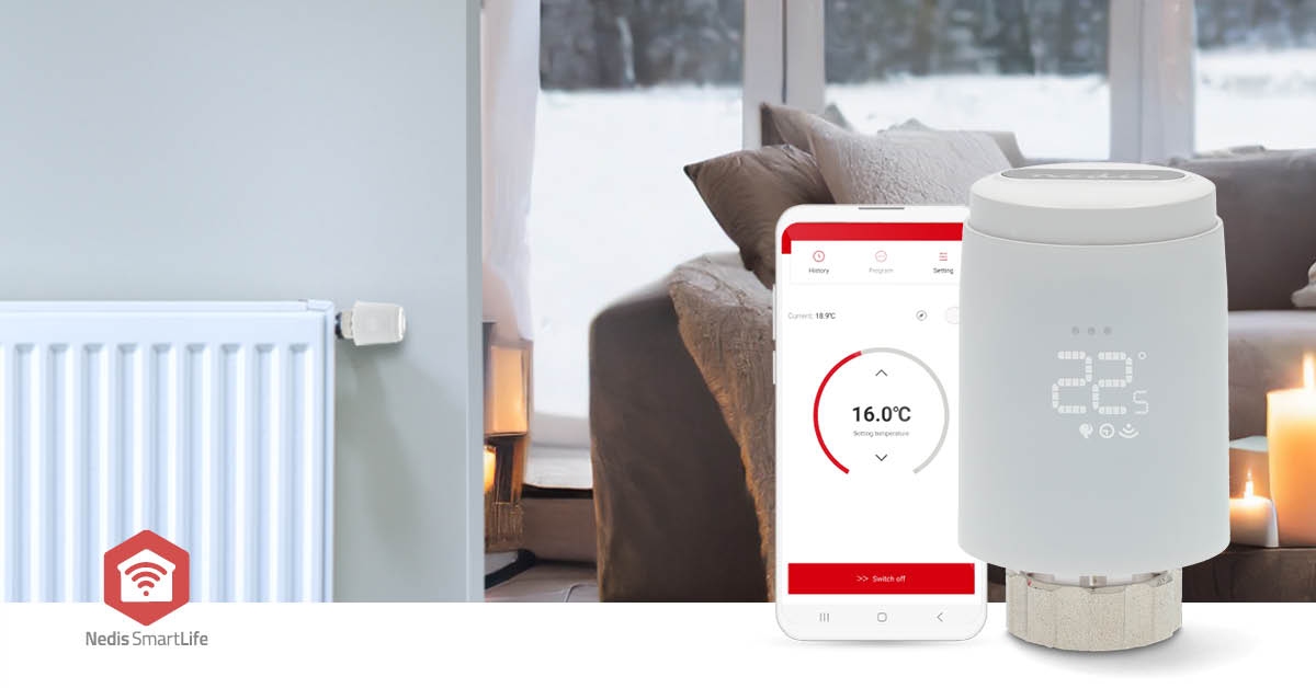 Nedis Zigbee SmartLife Radiatorbediening
