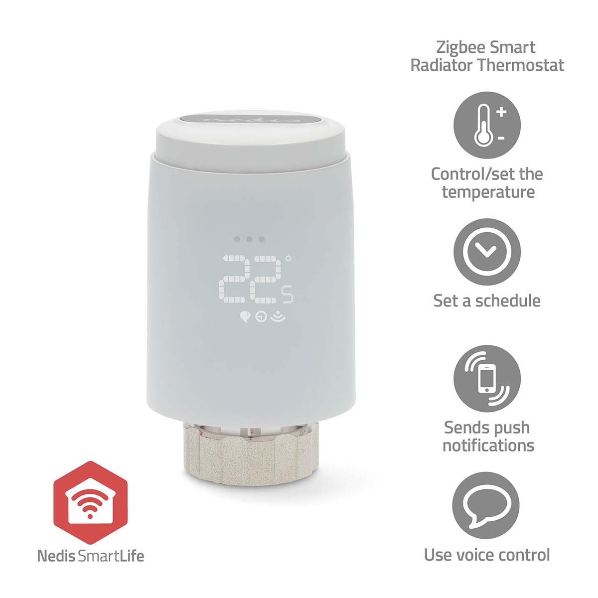 Nedis Zigbee SmartLife Radiatorbediening