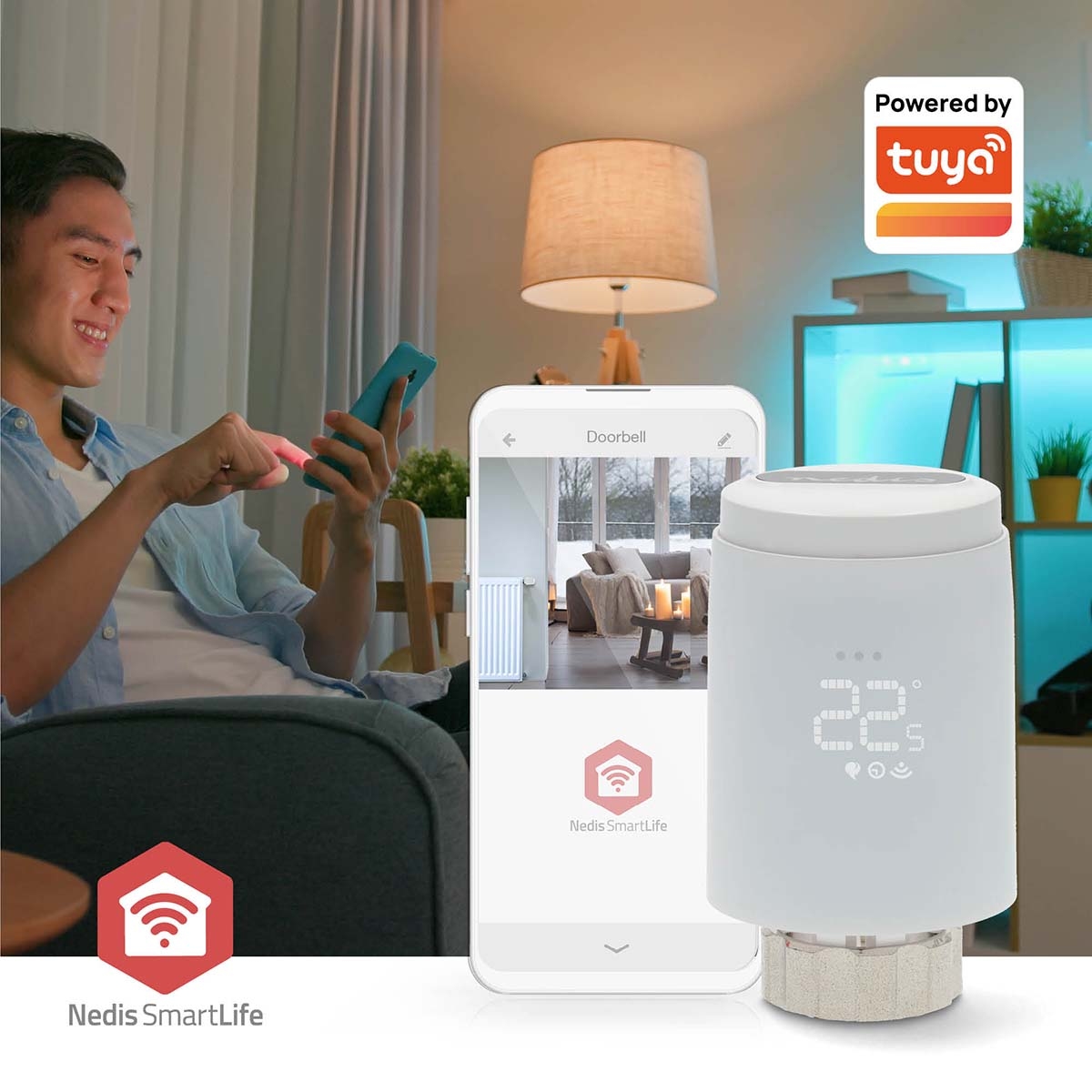 Nedis Zigbee SmartLife Radiatorbediening