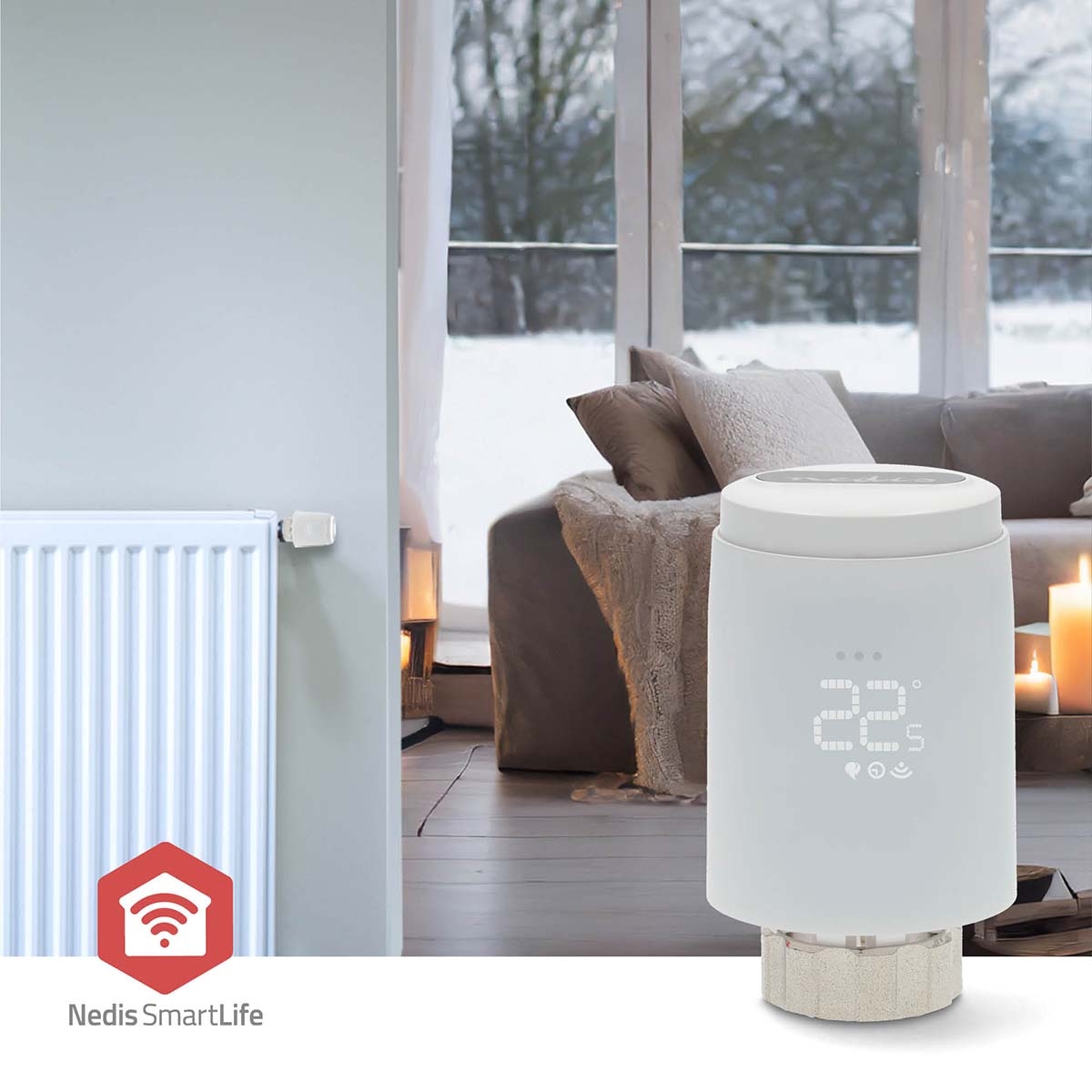 Nedis Zigbee SmartLife Radiatorbediening