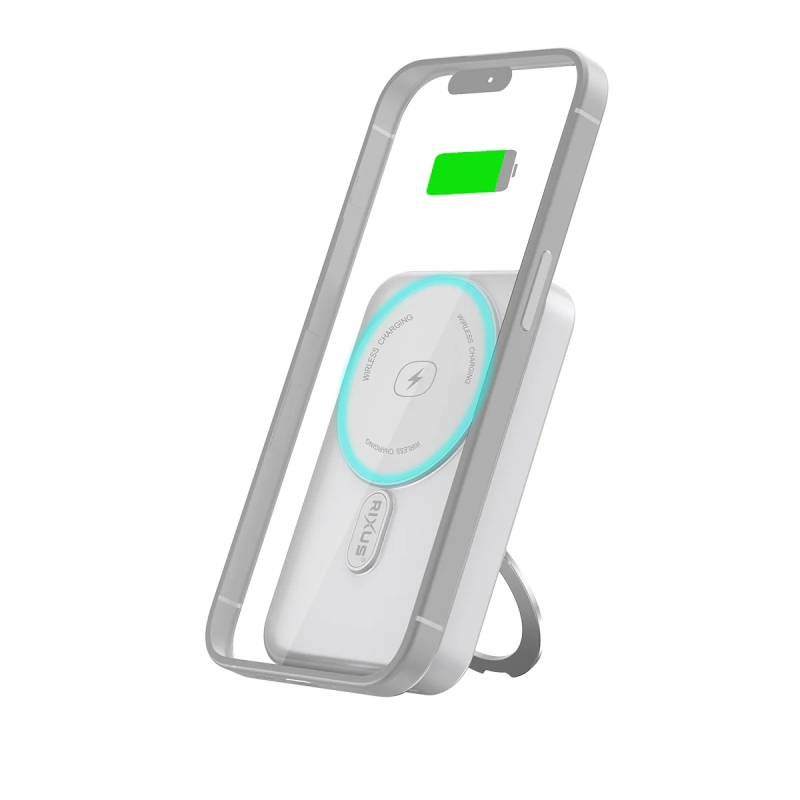Rixus Mag Powerbank met vouwbare standaard 10.000mAh