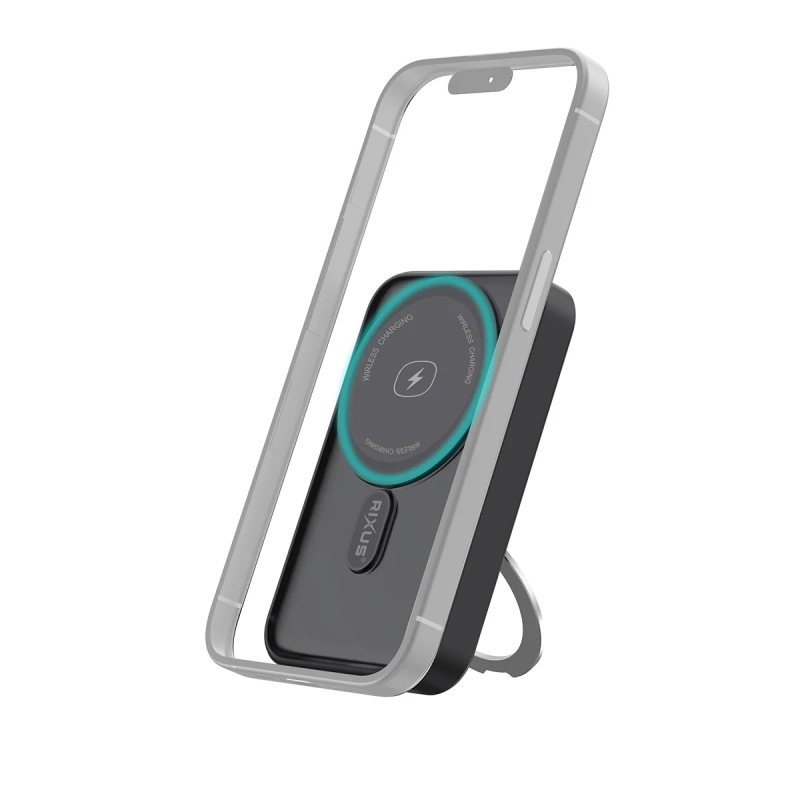 Rixus Mag Powerbank met vouwbare standaard 10.000mAh