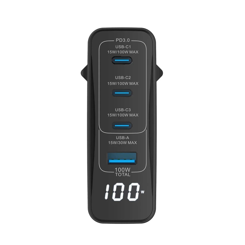 Rixus RX100 GaN Voedingsadapter 100W