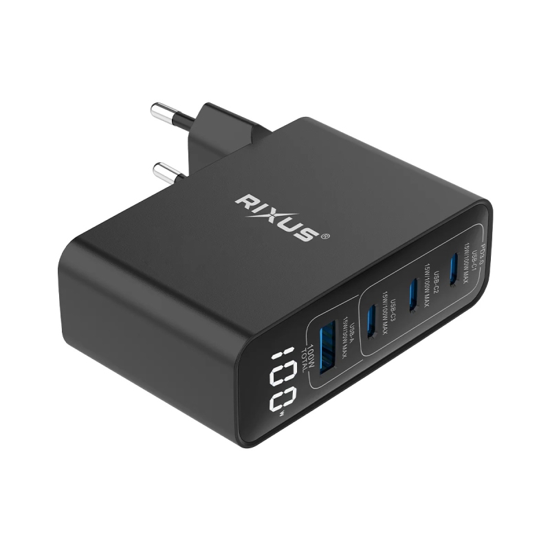 Rixus RX100 GaN Voedingsadapter 100W