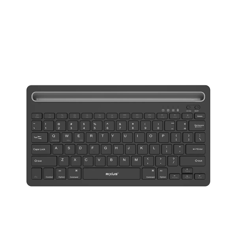 Rixus Universeel ultradun en compact Bluetooth Toetsenbord