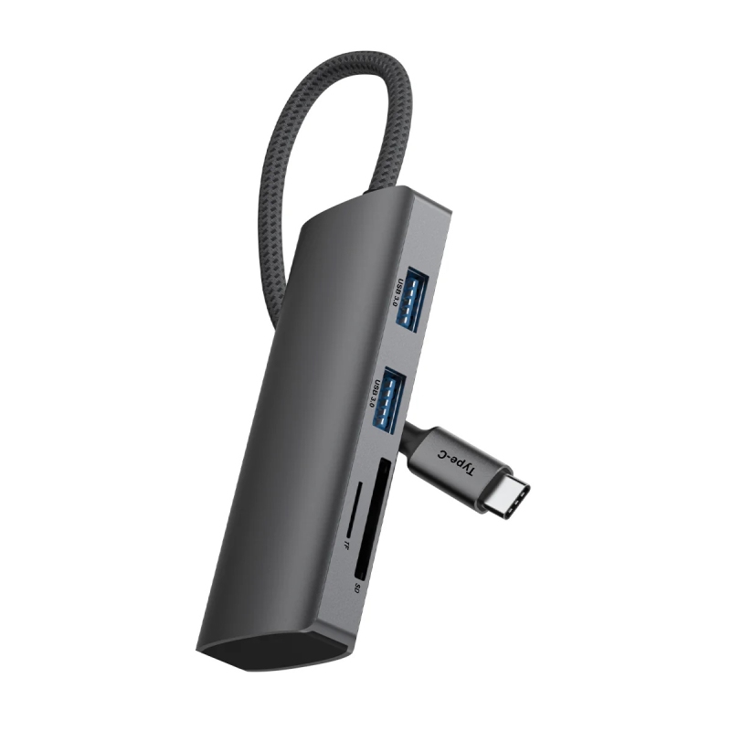 Rixus USB-C to HDMI Adapter met Docking Station
