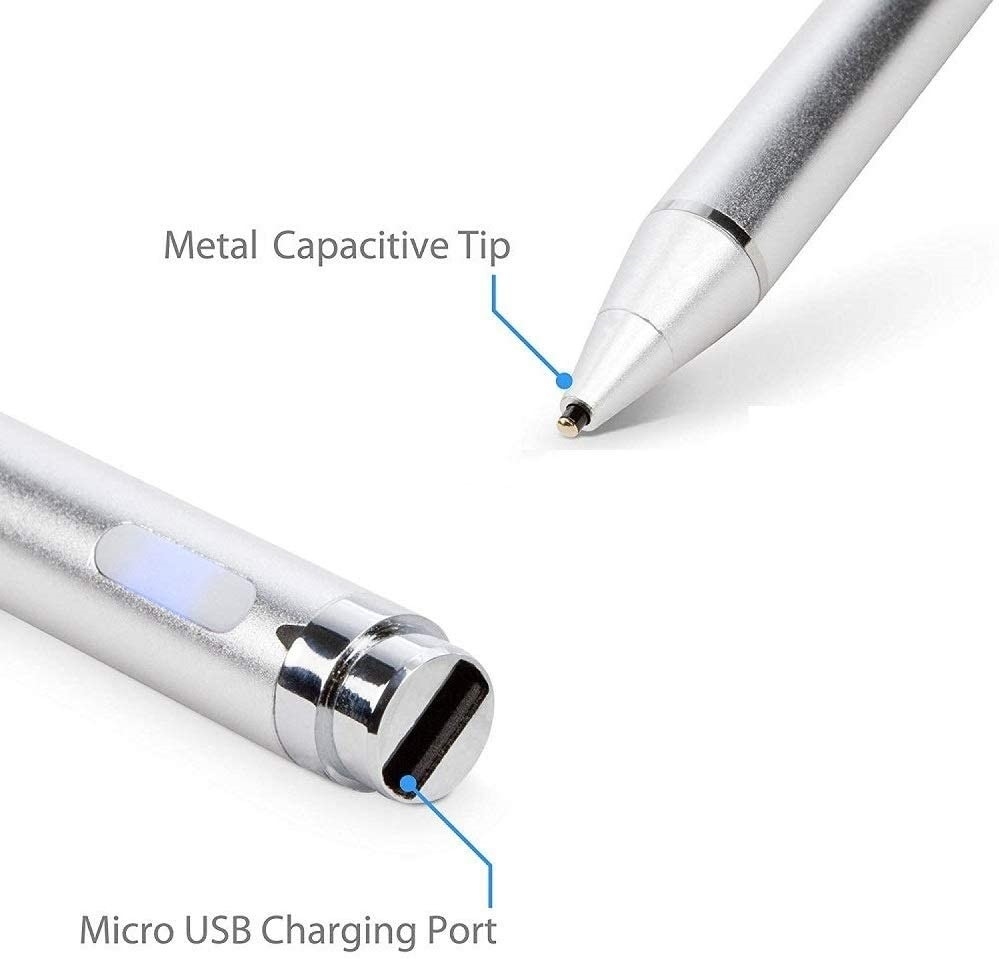 Stylus Pen voor IOS/Android/Windows tablet en telefoons Silv