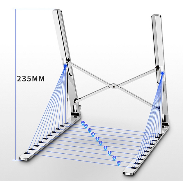 Universele Verstelbare Aluminium Laptop Standaard 11.6-15.4